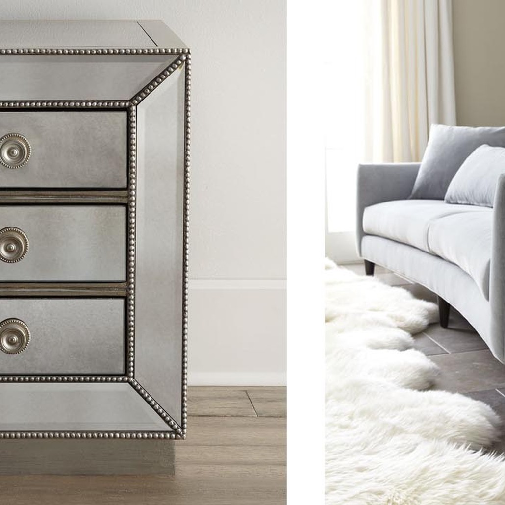 Тумба Blasco Mirrored Nightstand