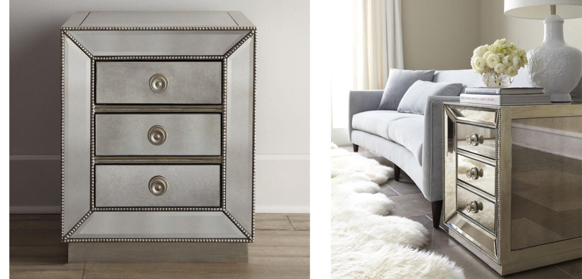 Тумба Blasco Mirrored Nightstand