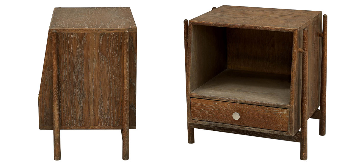 Тумба Harrell Oak Wood Nightstand