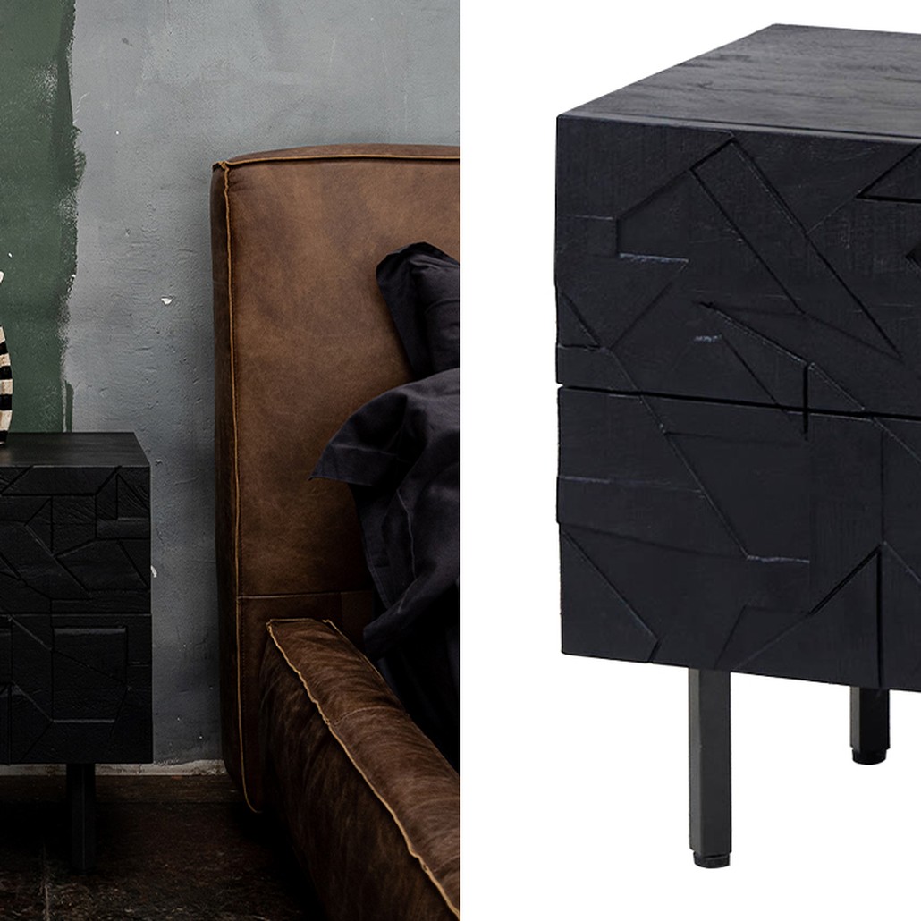 Тумба Polygonal Ornament Nightstand