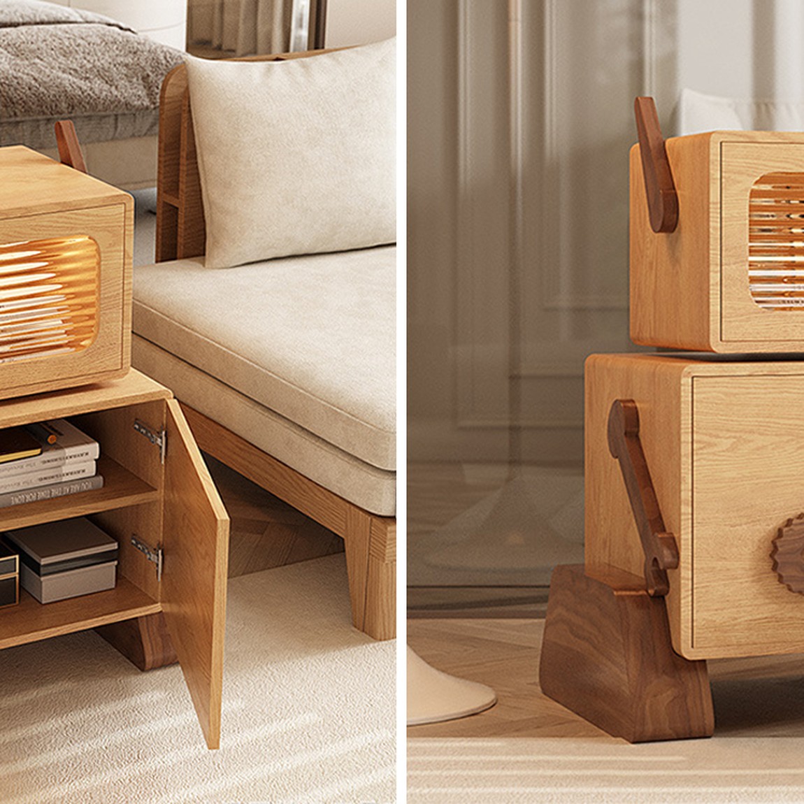 Тумба Wood Robot Nightstand