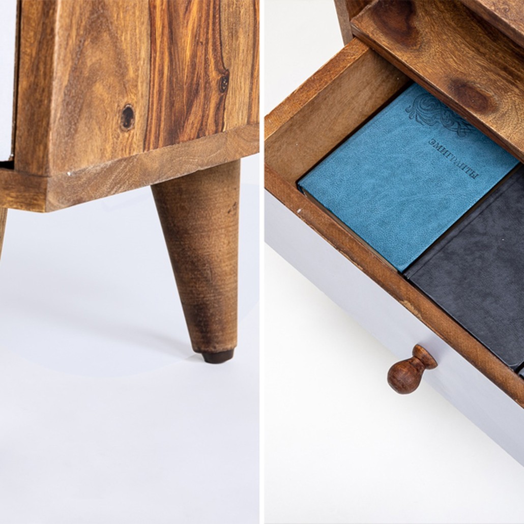 Тумба в скандинавском стиле Handmade Wooden