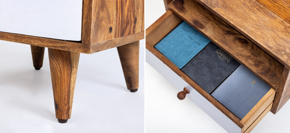 Тумба в скандинавском стиле Handmade Wooden