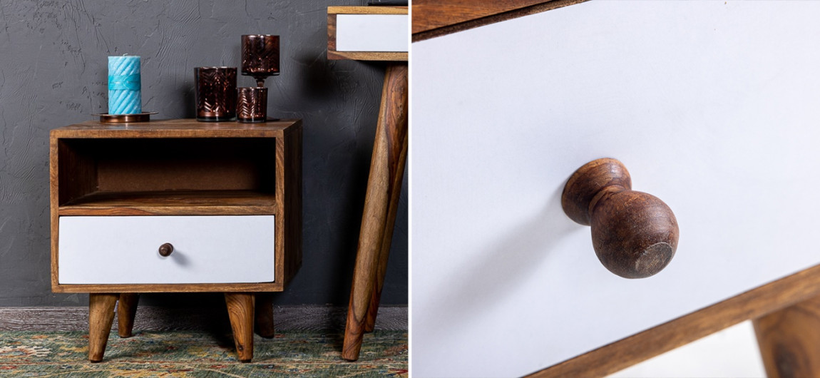 Тумба в скандинавском стиле Handmade Wooden