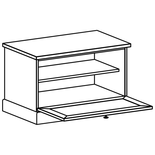 Тумба для прихожей с откидной дверцей Percent Shoe Rack
