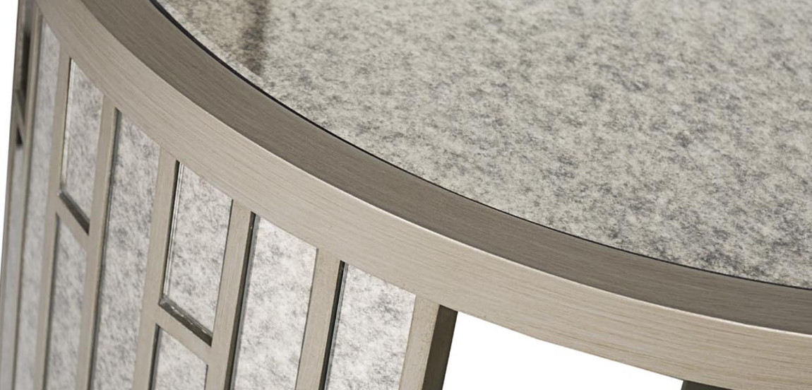 Тумба круглая Mirror Blocks Nightstand