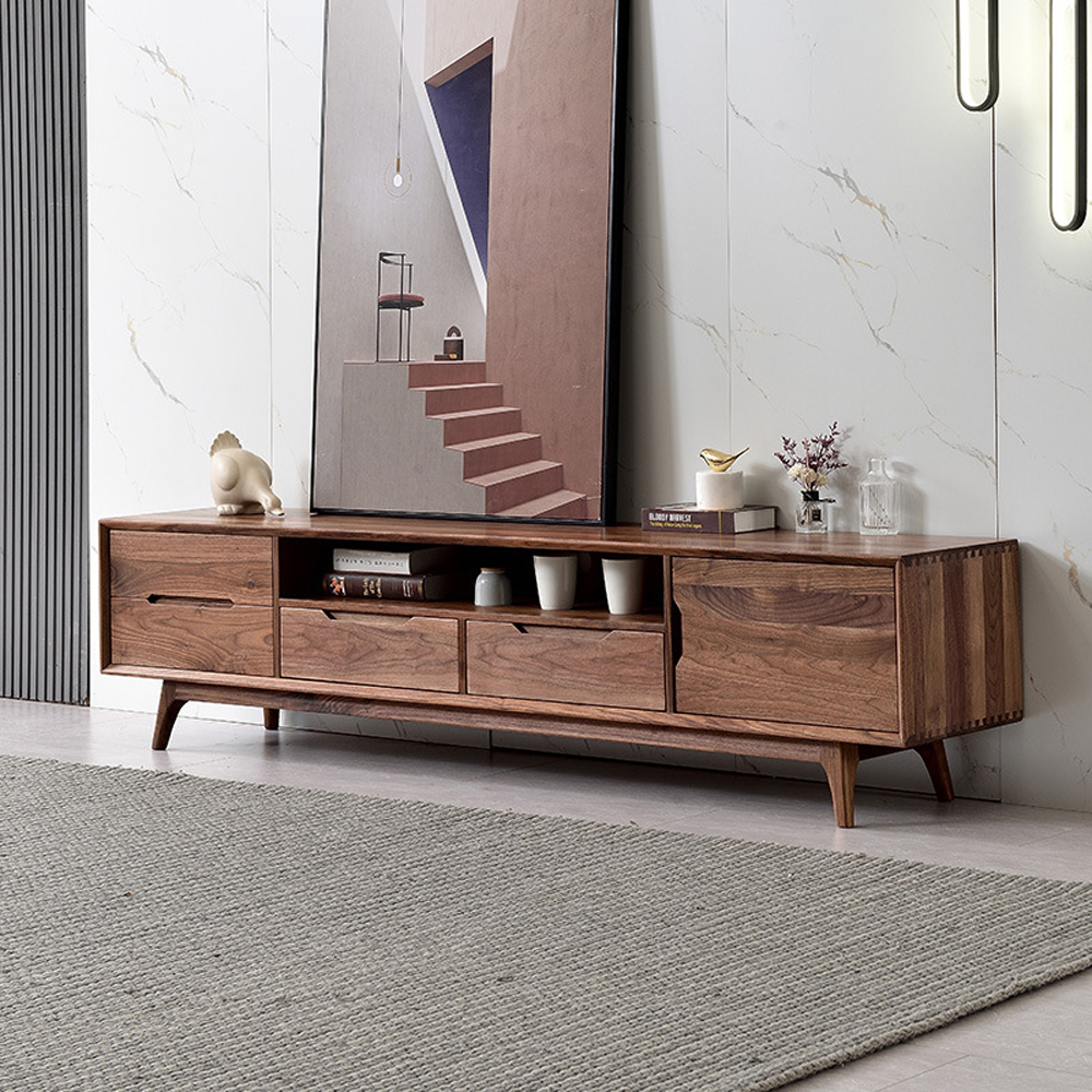 Тумба под телевизориз массива дерева TV Stand made of Walnut Wood