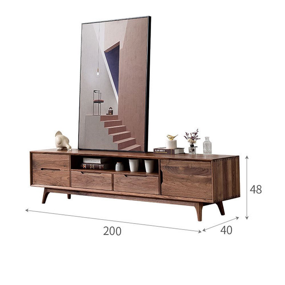 Тумба под телевизориз массива дерева TV Stand made of Walnut Wood