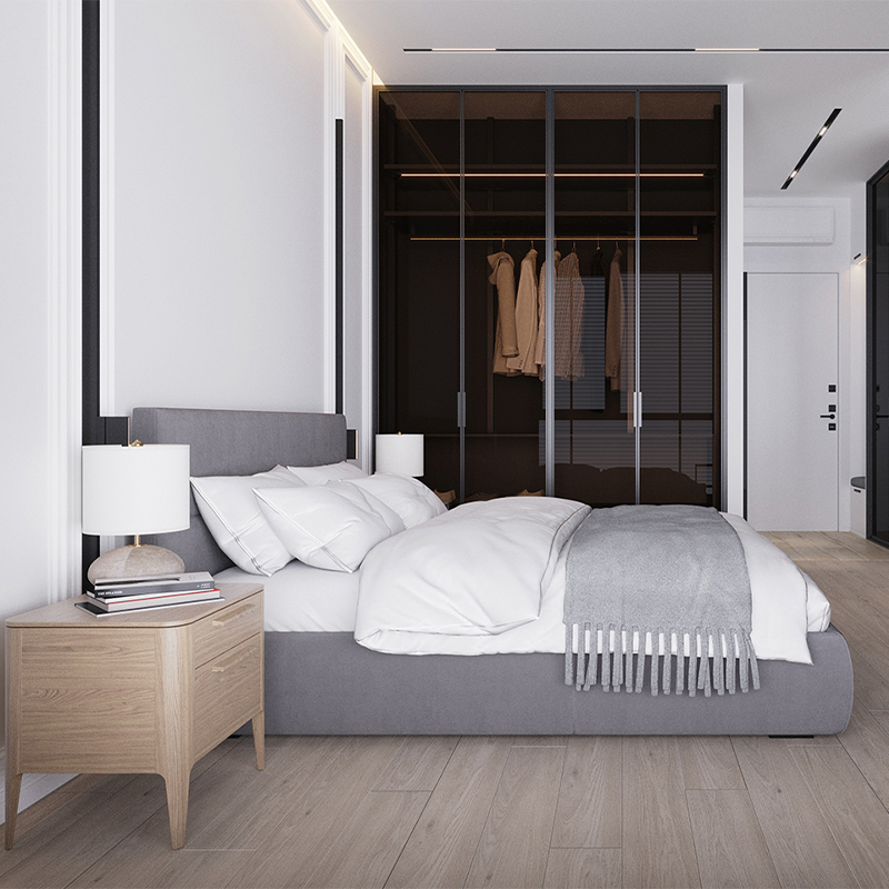 Тумба прикроватная с 2-мя выдвижными ящиками из массива дуба Type oak