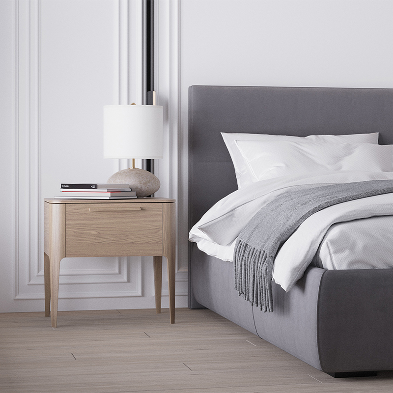 Тумба прикроватная с выдвижным ящиком из массива дуба Type oak