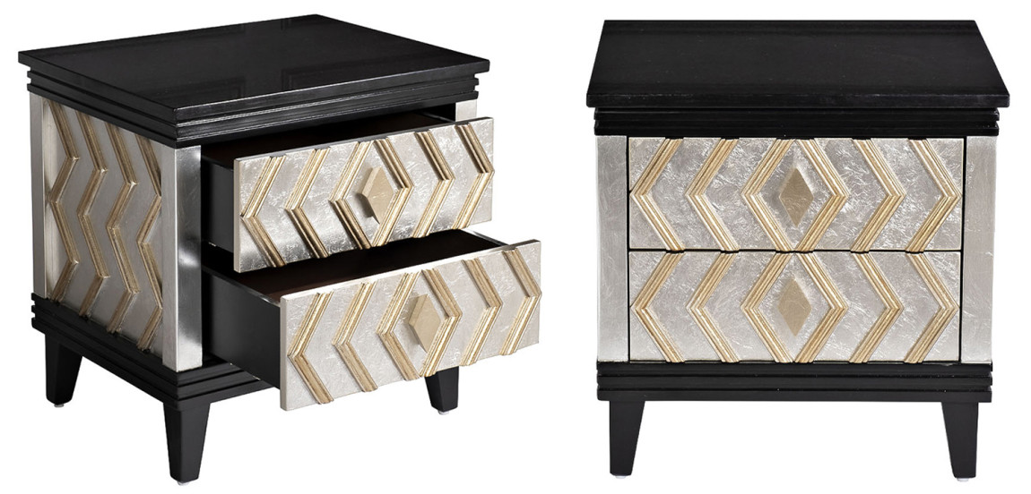 Тумба с каменной столешницей Birgit Nightstand