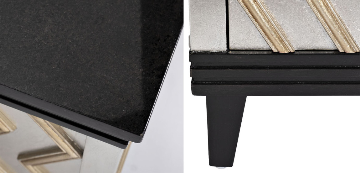 Тумба с каменной столешницей Birgit Nightstand