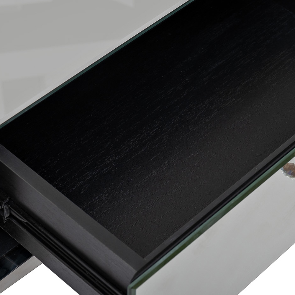 Тумбочка зеркальная с ящиком Mirror Chrome Cabinet