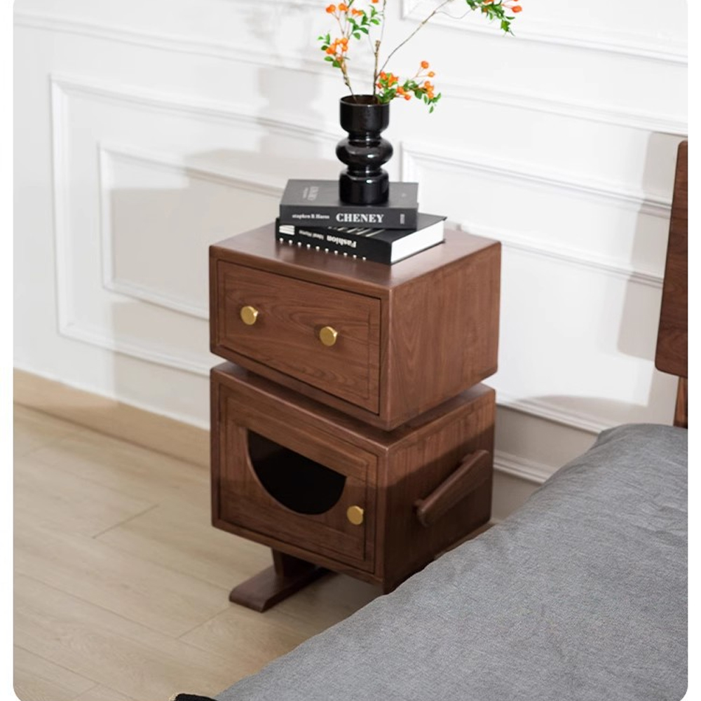 Тумбочка прикроватная с ящиком и дверцей Робот Robot Desk