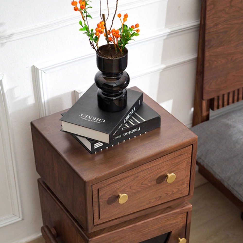 Тумбочка прикроватная с ящиком и дверцей Робот Robot Desk