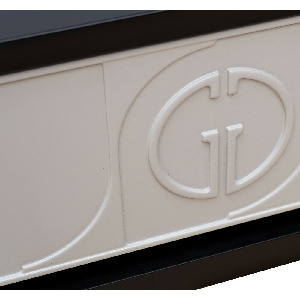 Тумбочка прикроватная с ящиком черно-серого цвета Noble Nightstand