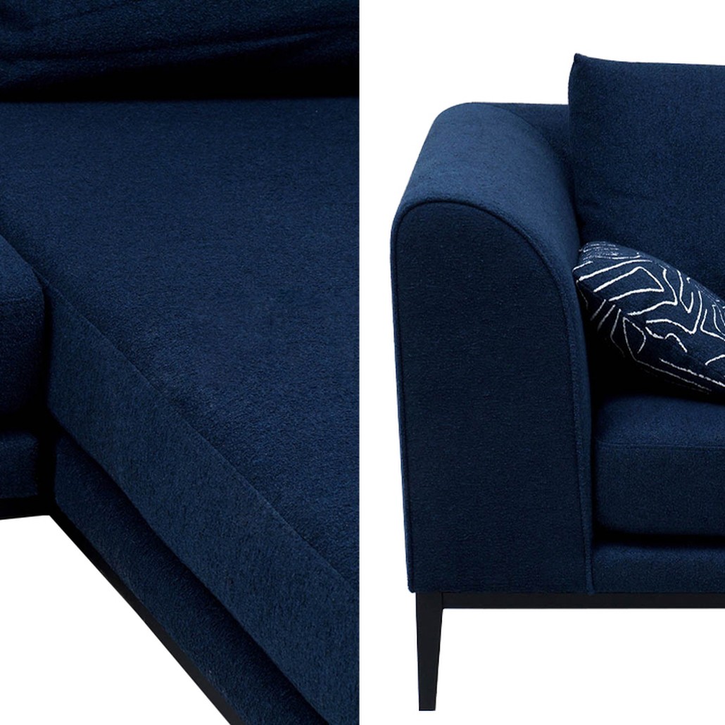 Угловой диван Ferguson Deep Blue Sofa