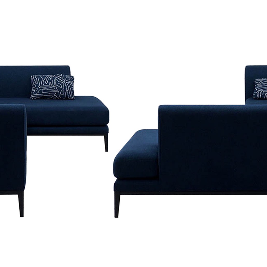 Угловой диван Ferguson Deep Blue Sofa