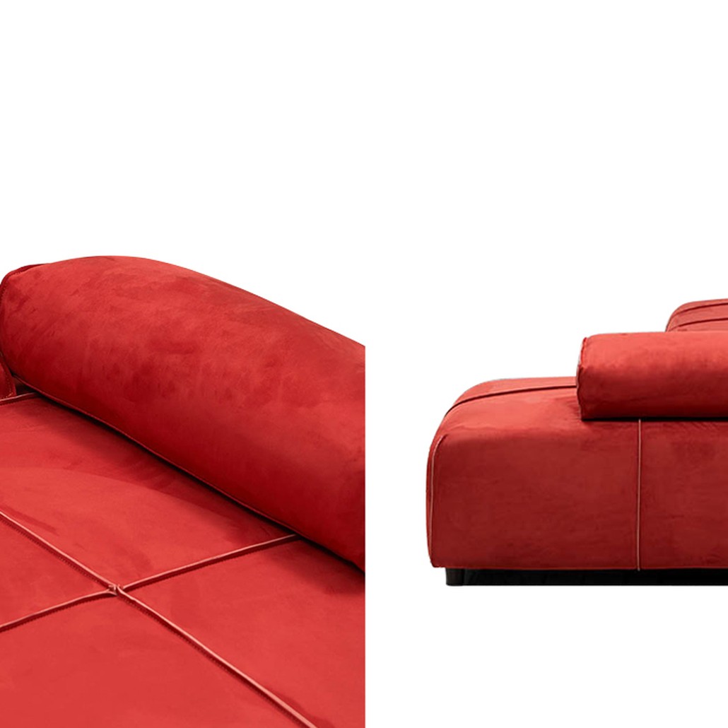 Угловой диван Quinn Red Sofa