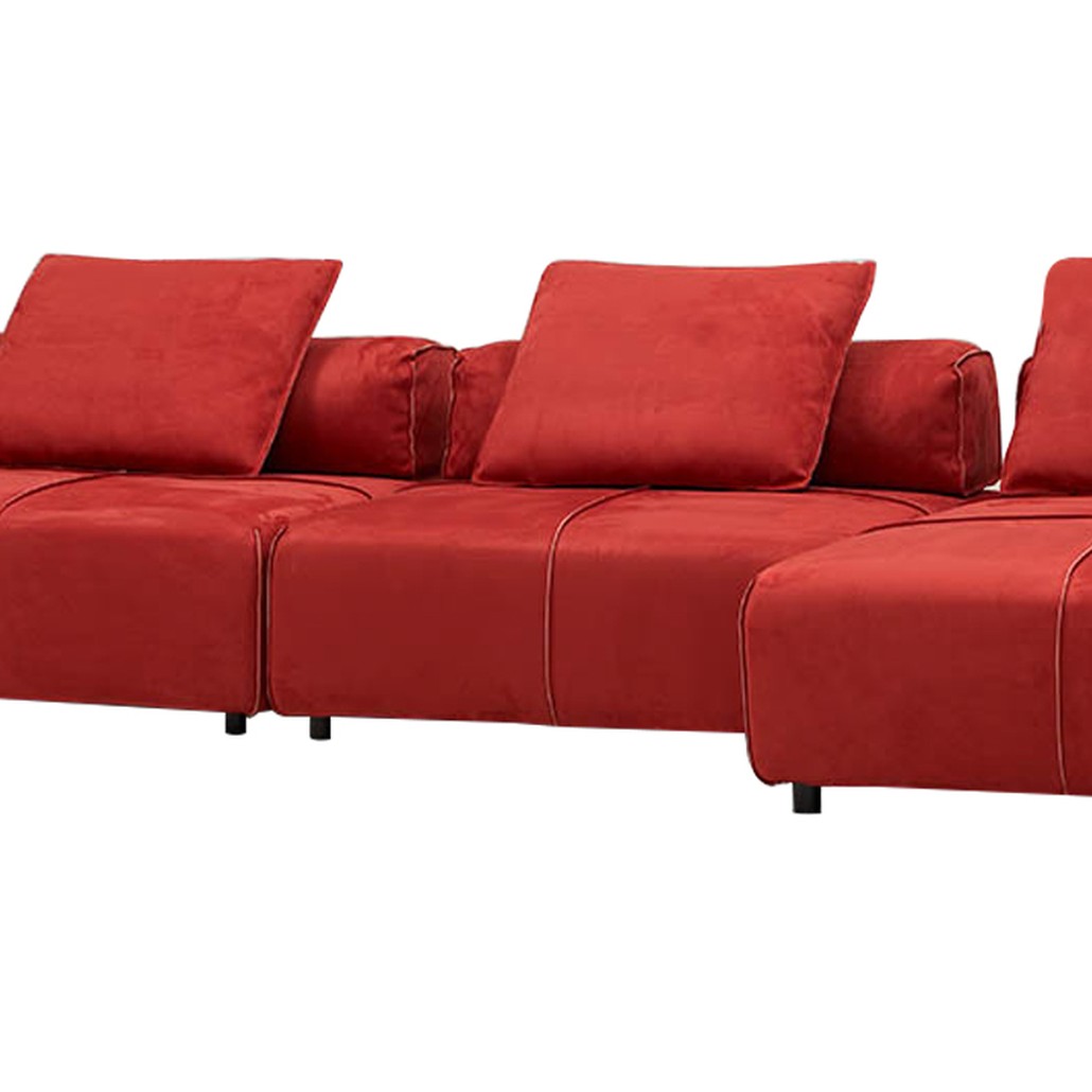 Угловой диван Quinn Red Sofa