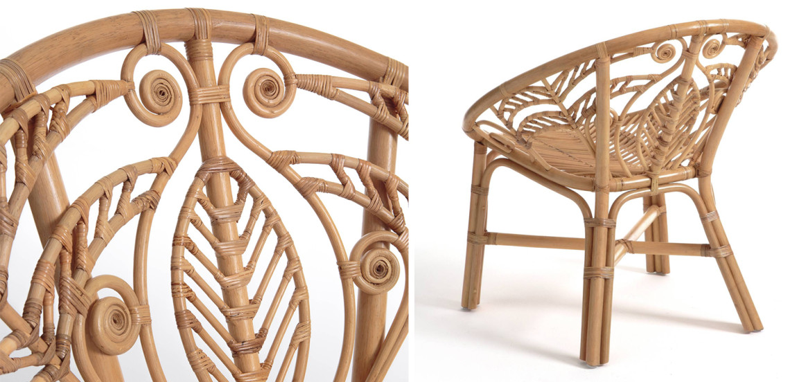 Уличное кресло Wicker Pattern Chair