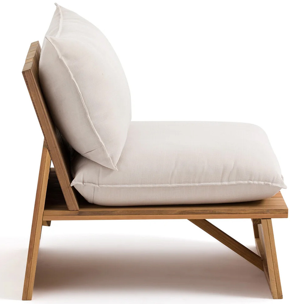 Уличное кресло из массива акации Trivett Wooden Chair