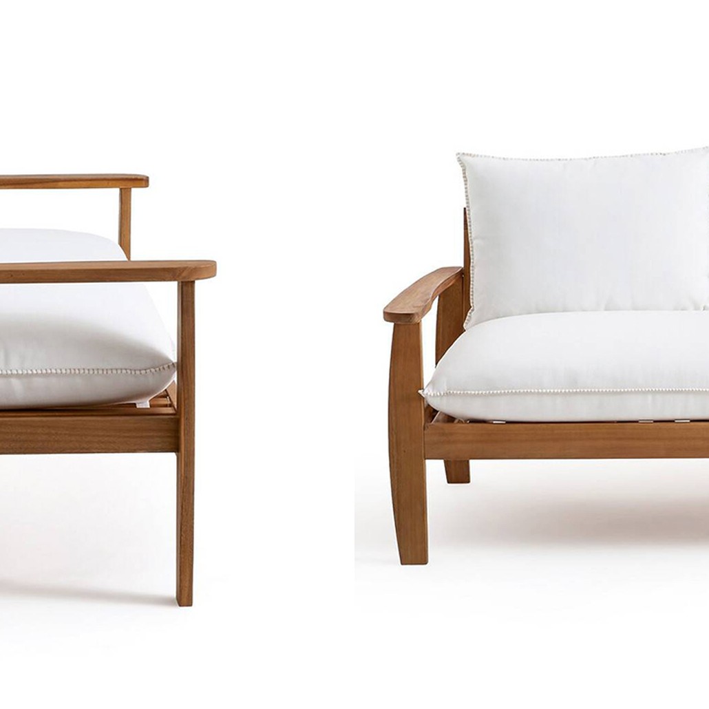Уличный диван с деревянным каркасом Jensen Sofa