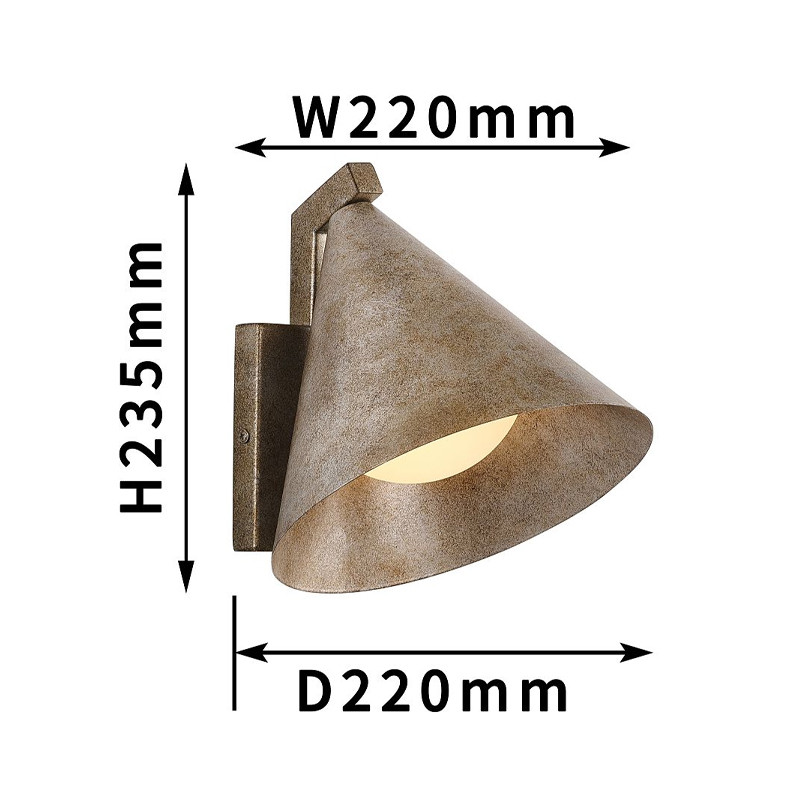 Уличный настенный светильник Antika Silver