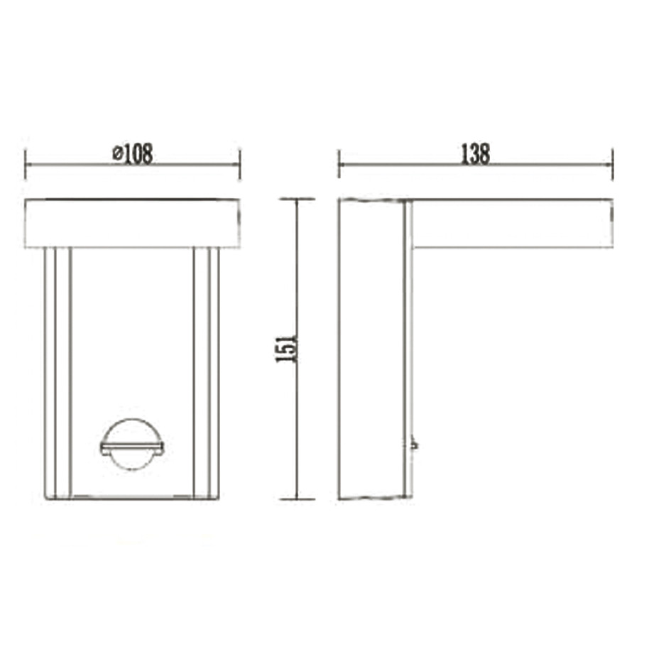 Уличный светильник Lidi sconce