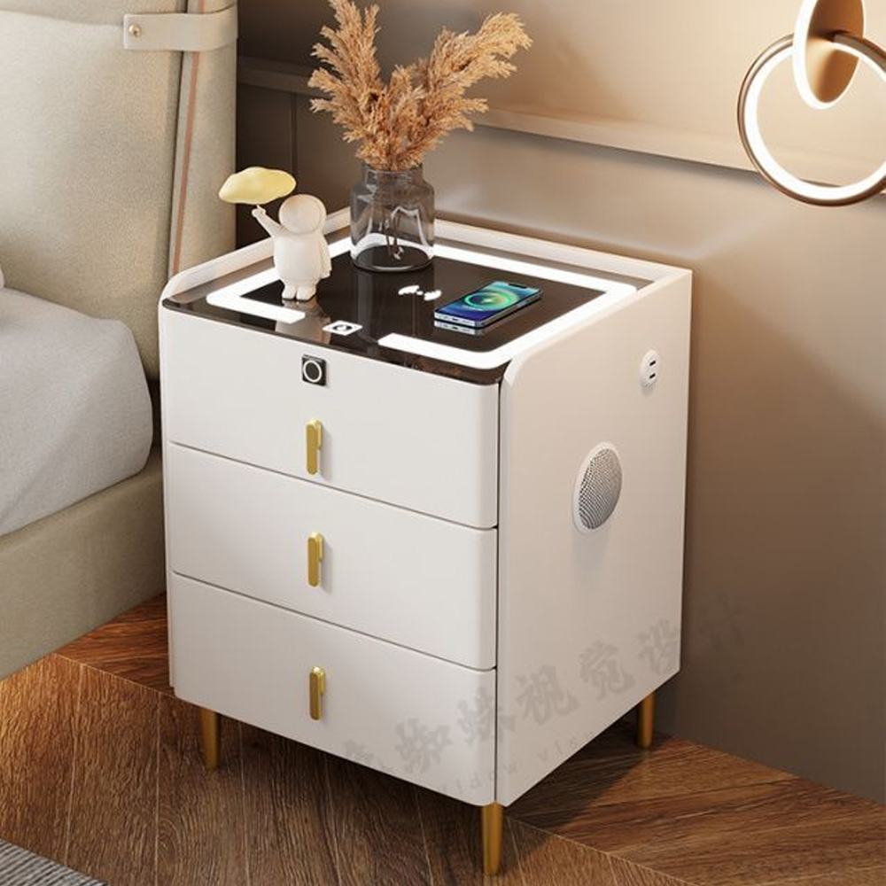 Умная прикроватная тумбочка c зарядкой для телефона Smart Furniture