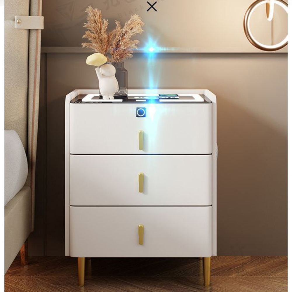 Умная прикроватная тумбочка c зарядкой для телефона Smart Furniture