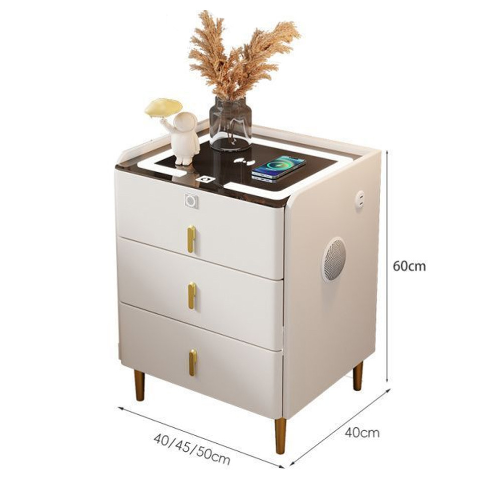 Умная прикроватная тумбочка c зарядкой для телефона Smart Furniture