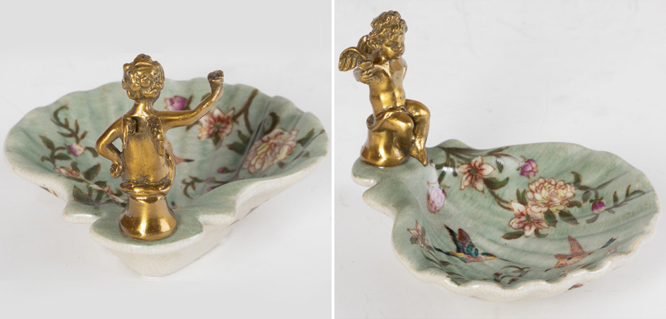 Фарфоровая менажница Turquoise Garden