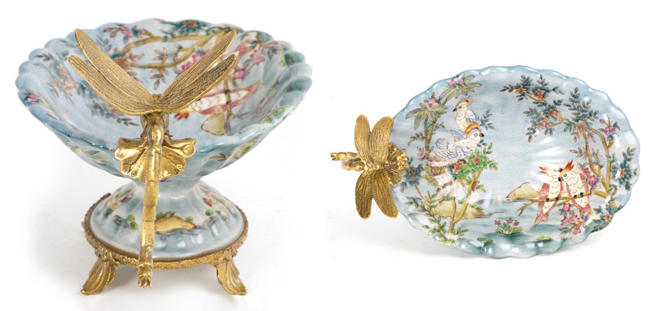 Фарфоровая чаша Blue Garden