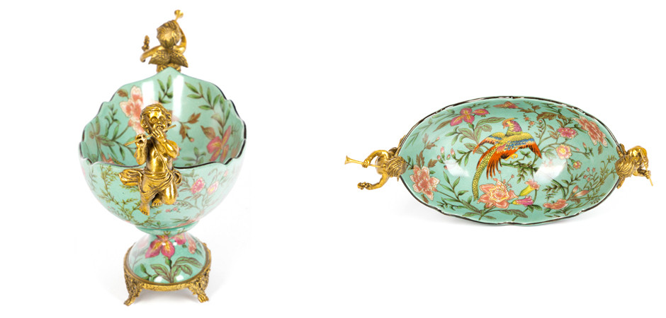 Фарфоровая чаша Turquoise Garden