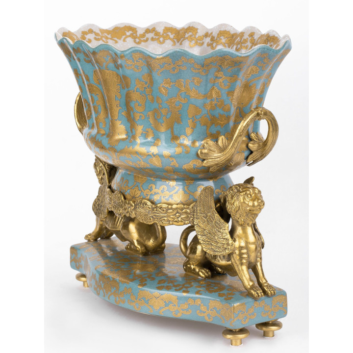 Фарфоровая чаша львах Bertini