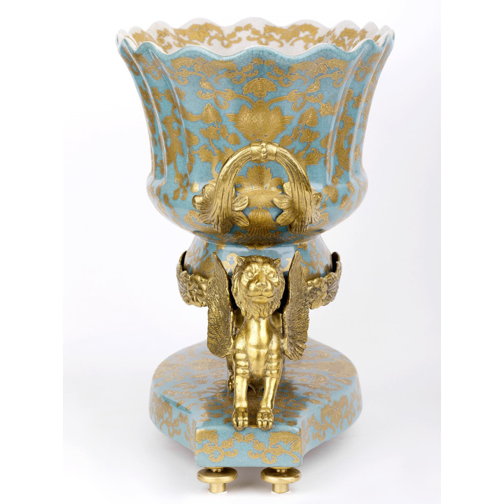 Фарфоровая чаша львах Bertini