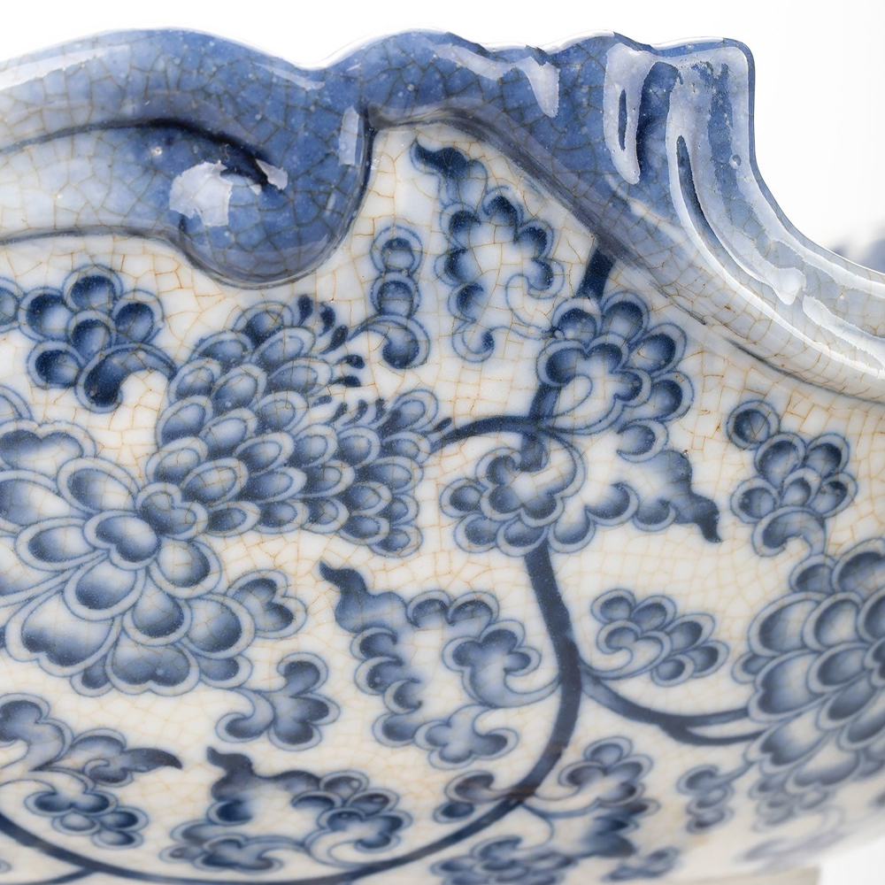 Фарфоровая чаша с птицами Blue and White