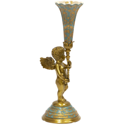 Фарфоровый подсвечник Во власти ангела Cert