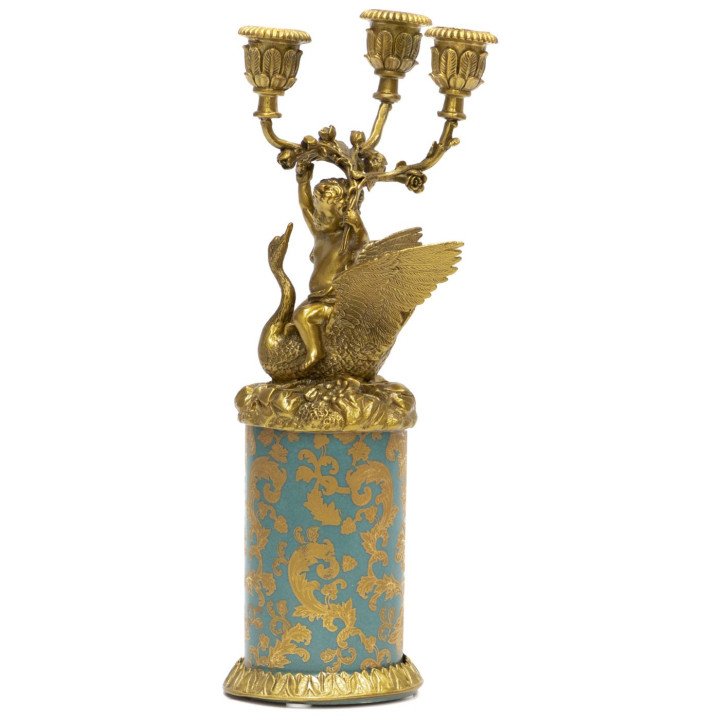 Фарфоровый подсвечник Три рожка X