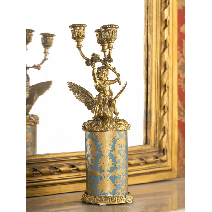 Фарфоровый подсвечник Три рожка X