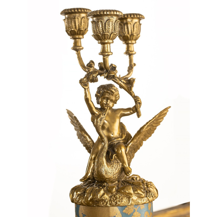 Фарфоровый подсвечник Три рожка X