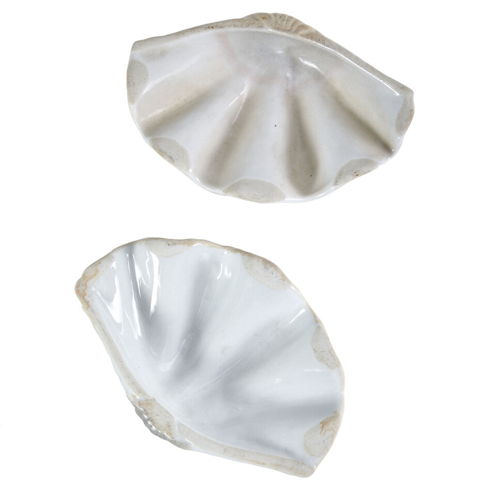 Фигурка из фарфора в виде одной створки ракушки Marine Tridacna