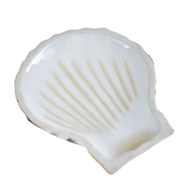 Фигурка из фарфора в виде ракушки морского гребешка Marine Tridacna