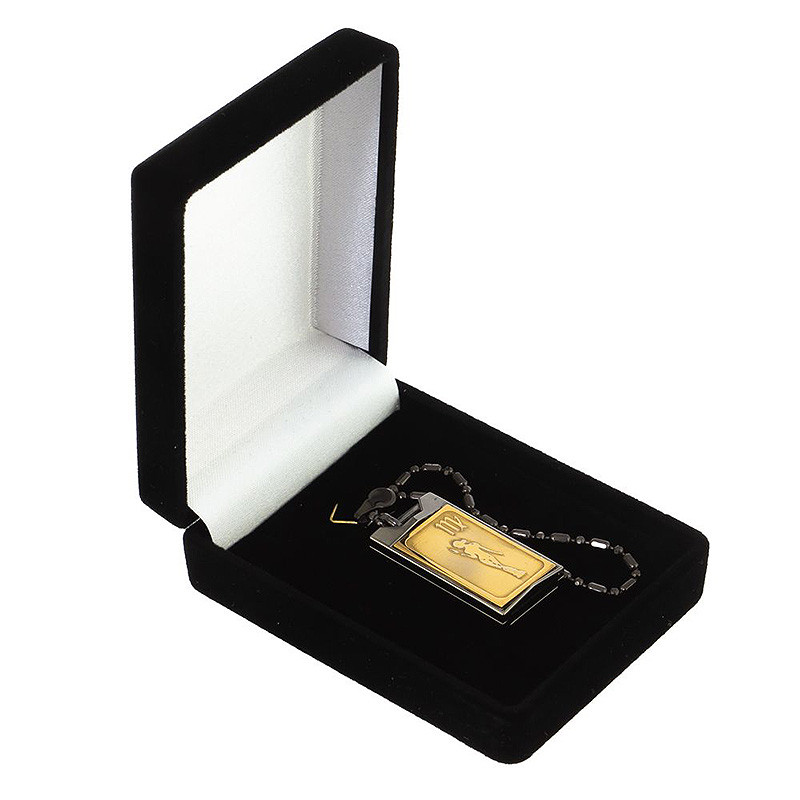 Флеш-карта брелок USB 2.0 на 32 гб с гравировкой символа знака зодиака Дева в подарочной коробке Metal Flash Drive