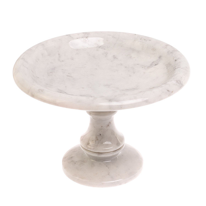 Фруктовница большая из натурального камня Мрамор Белый Natural Stone Fruit Bowls