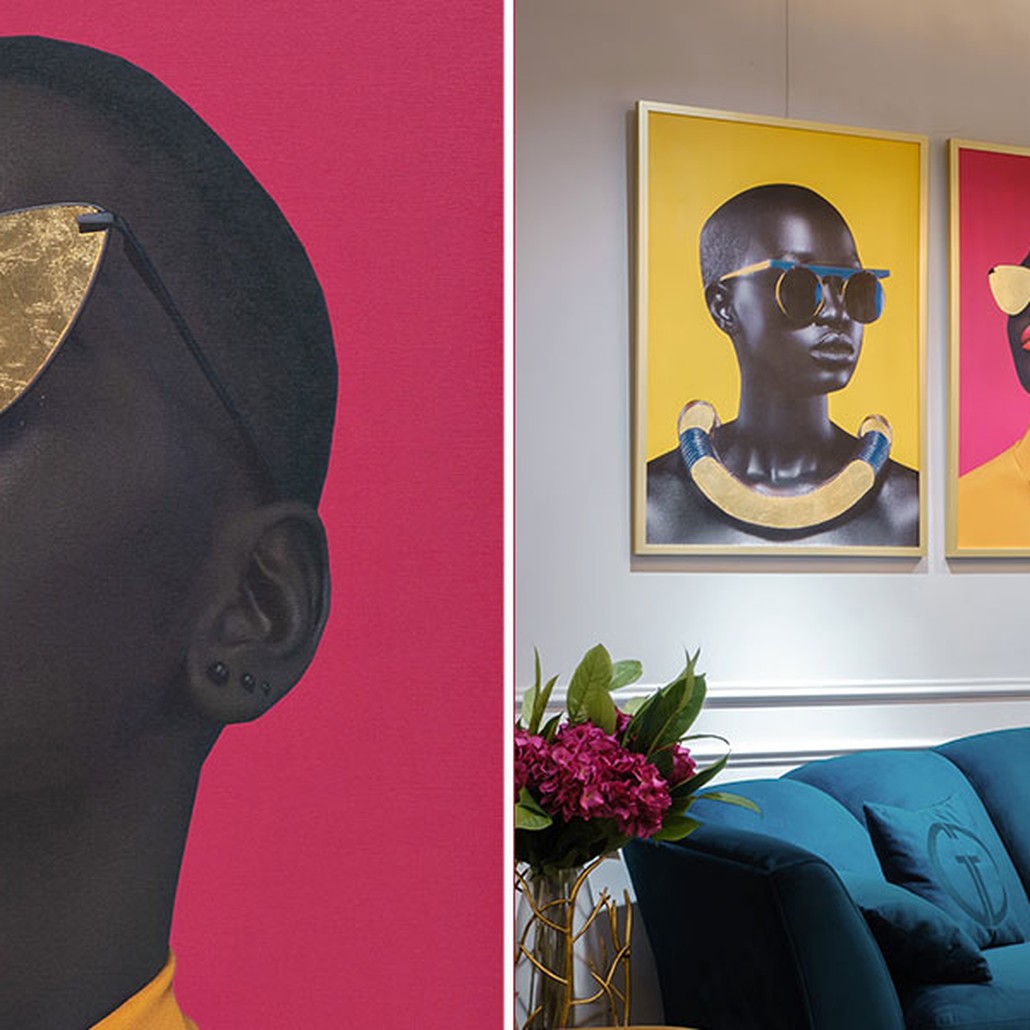 Холст The brightness of African women