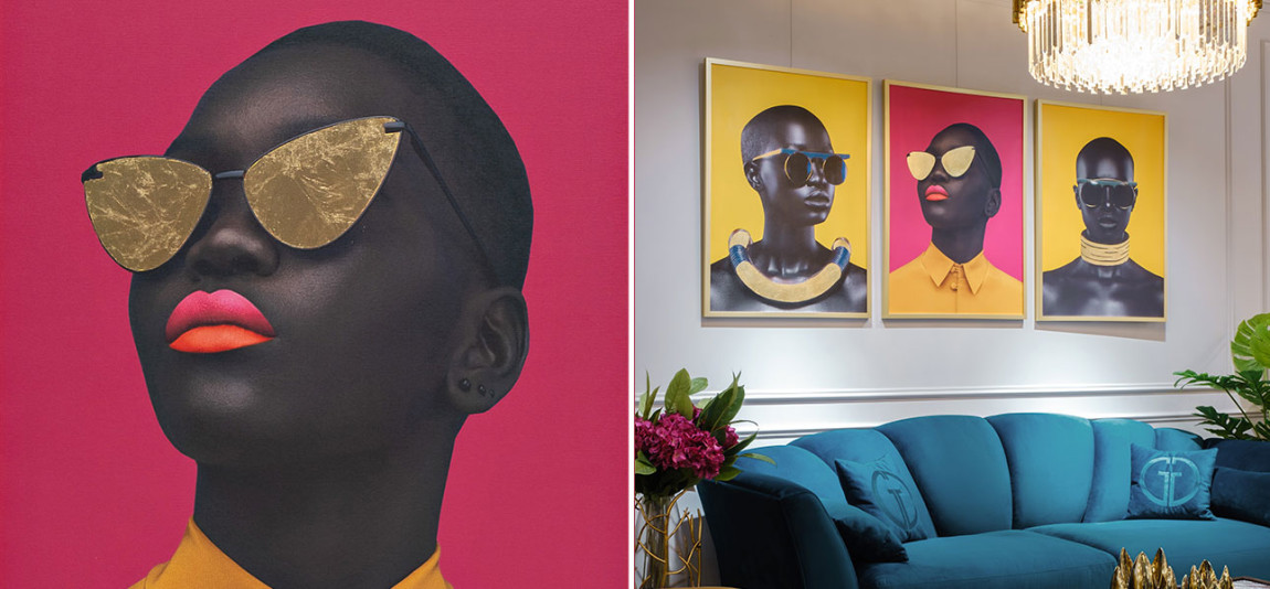 Холст The brightness of African women