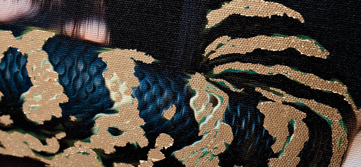 Холст с росписью потали The Heartbreaker