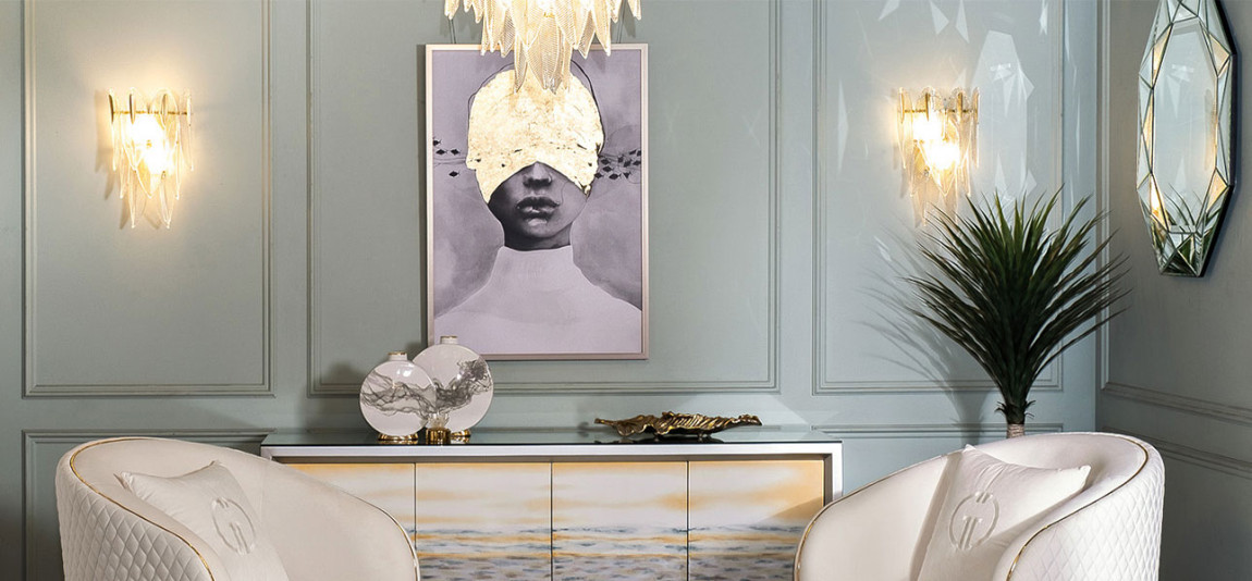 Холст с росписью поталь The riddle in the guise